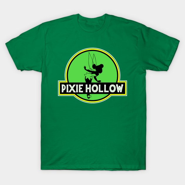 Pixie Hollow GREEN T-Shirt by old_school_designs